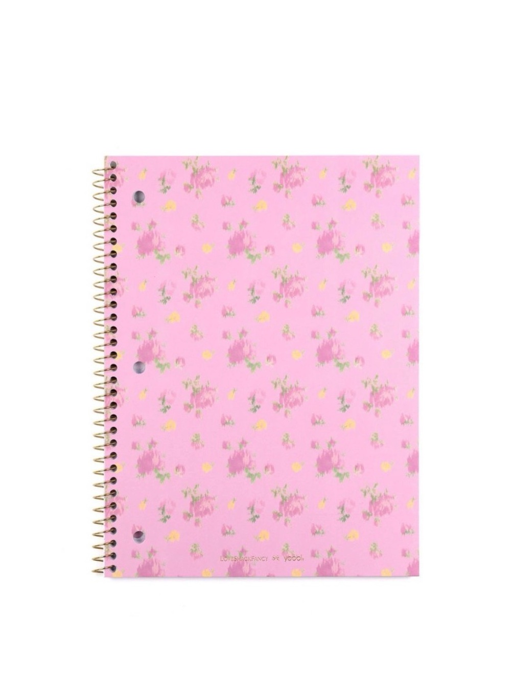 LoveShackFancy x Target - Yoobi Ikat Rose Wide Ruled 1 Subject Notebook 8"x 10.5